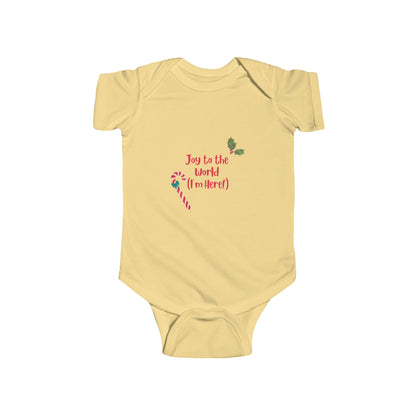 Joy Christmas Baby Bodysuit