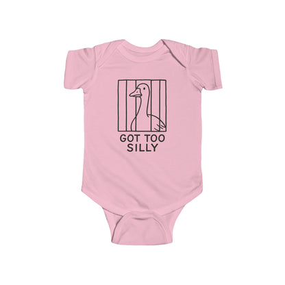 Too Silly Baby Bodysuit