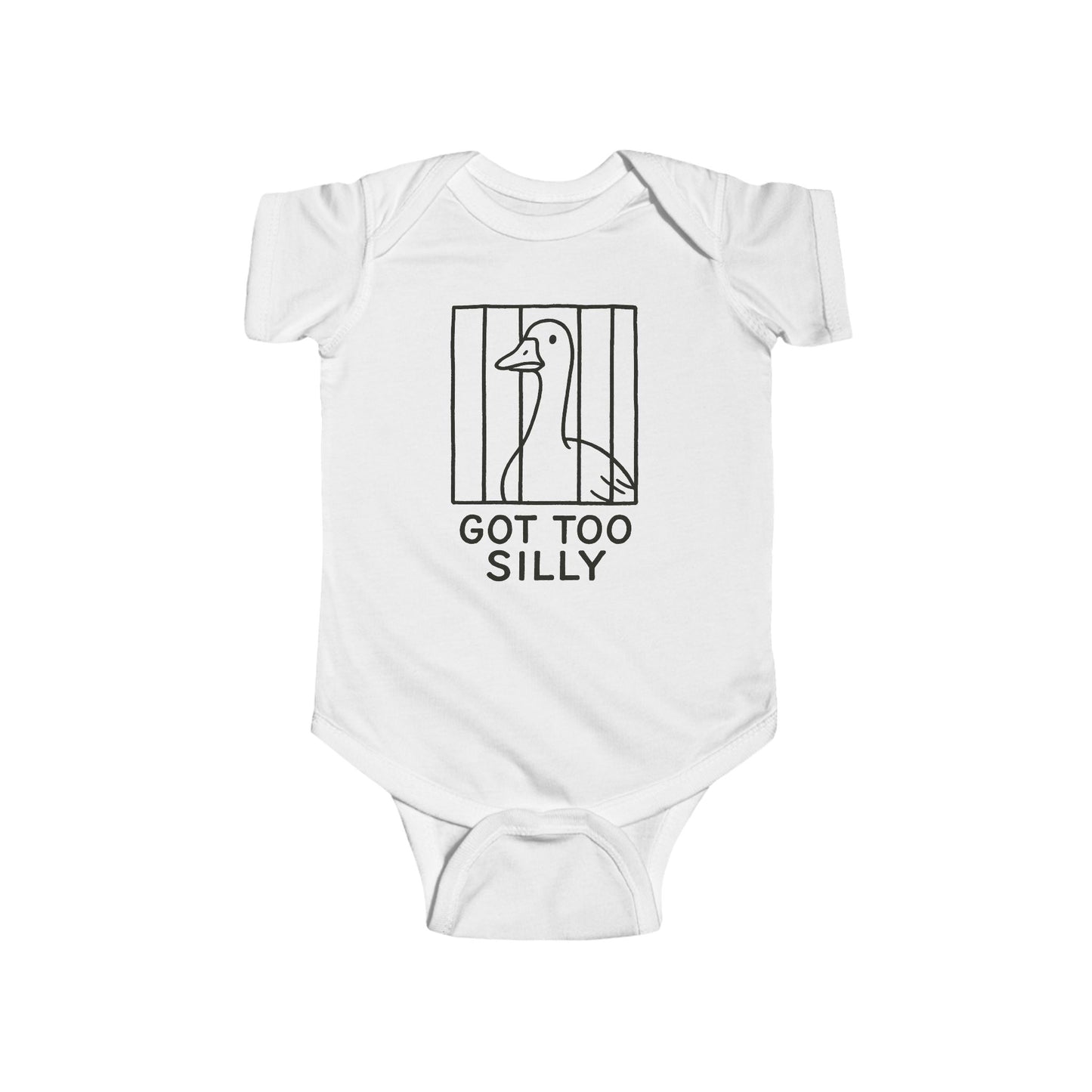 Too Silly Baby Bodysuit