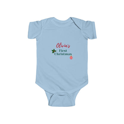 Personalized Christmas Baby Bodysuit
