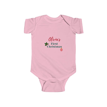 Personalized Christmas Baby Bodysuit