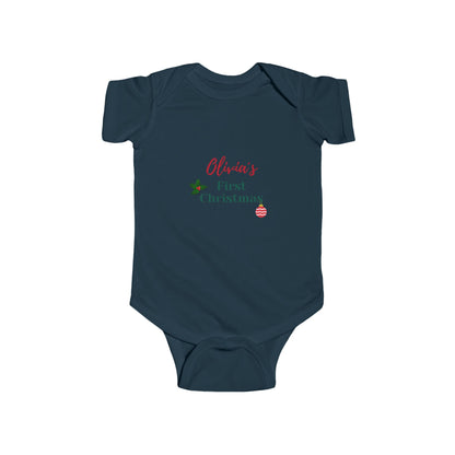 Personalized Christmas Baby Bodysuit