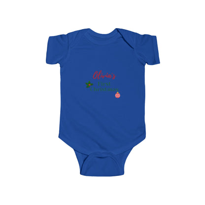 Personalized Christmas Baby Bodysuit