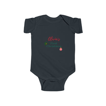Personalized Christmas Baby Bodysuit