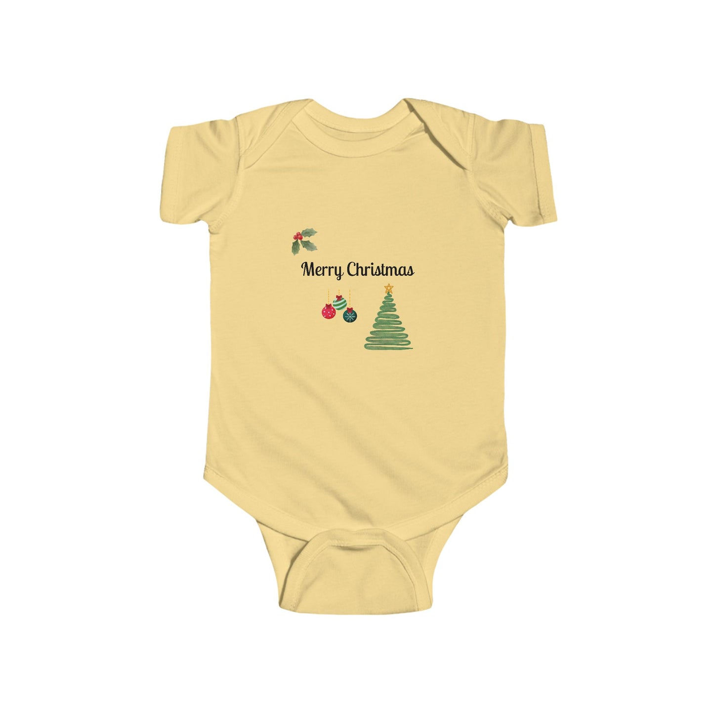 Merry Christmas Baby Bodysuit