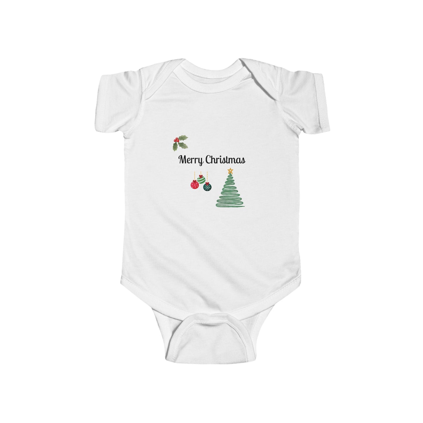 Merry Christmas Baby Bodysuit