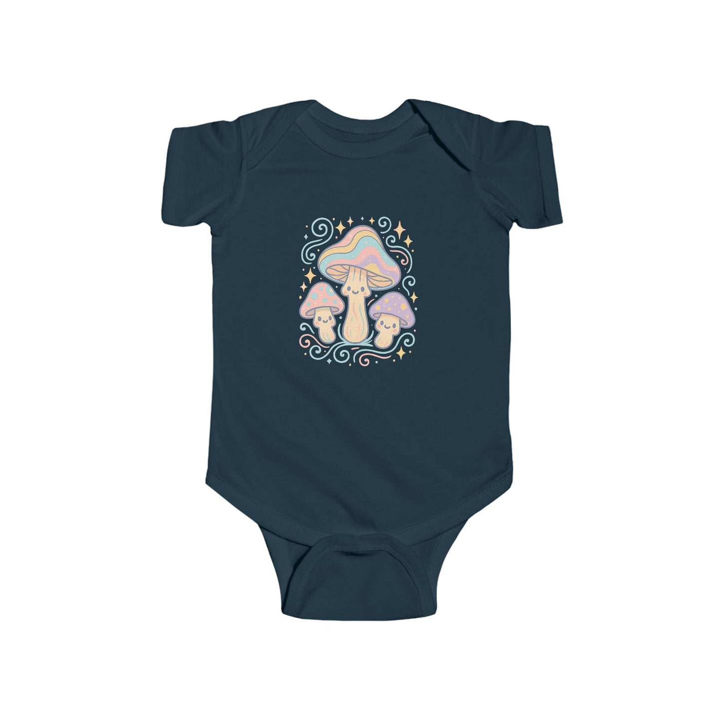 Pastel Mushrooms Infant Bodysuit