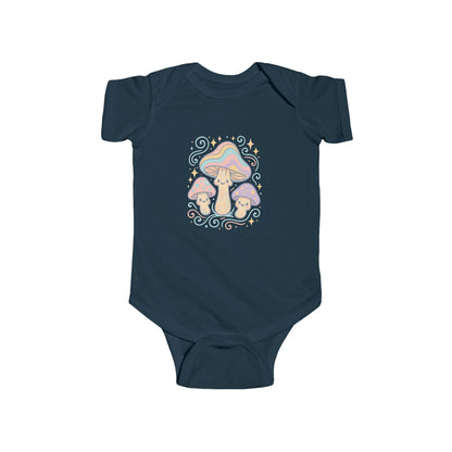 Pastel Mushrooms Infant Bodysuit