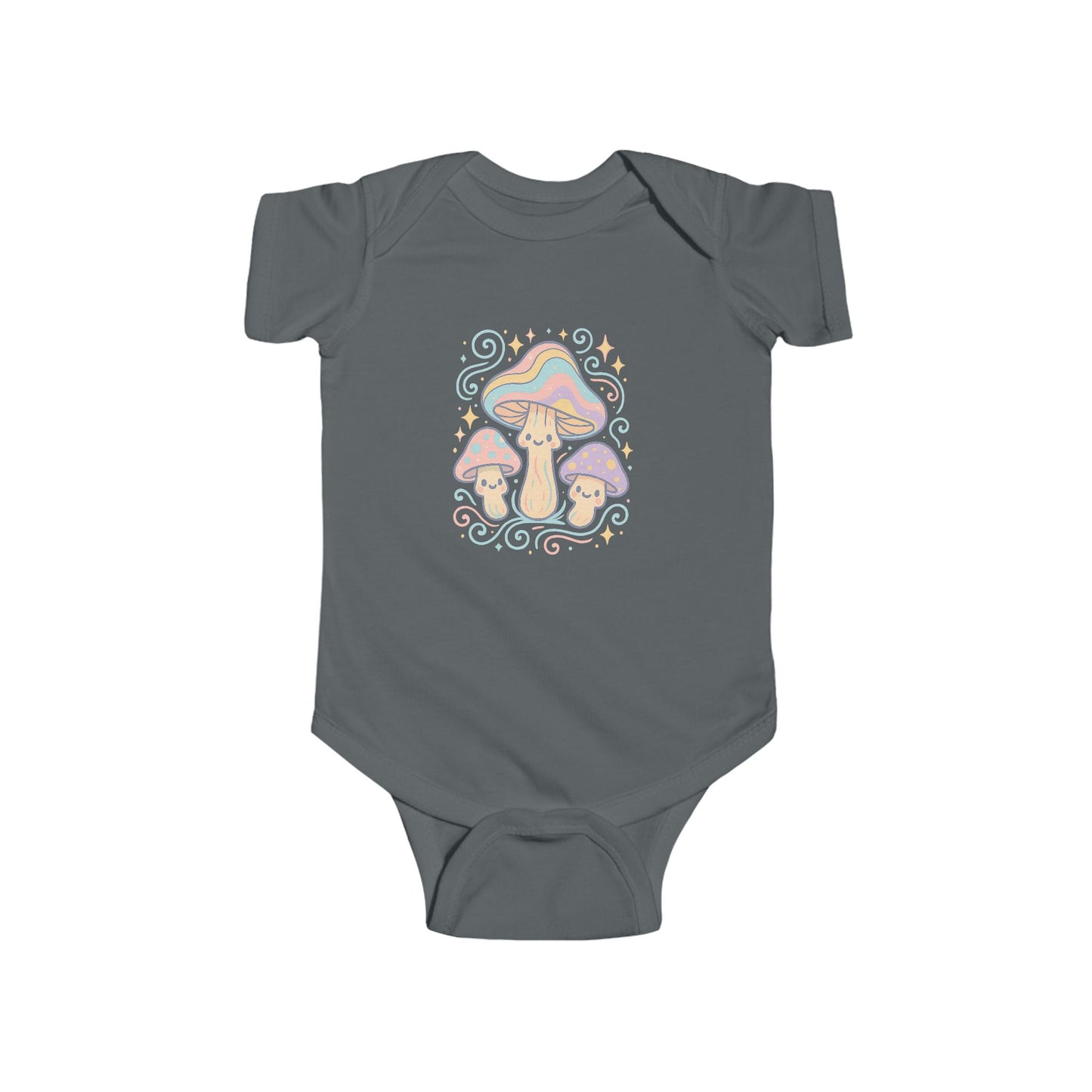 Pastel Mushrooms Infant Bodysuit