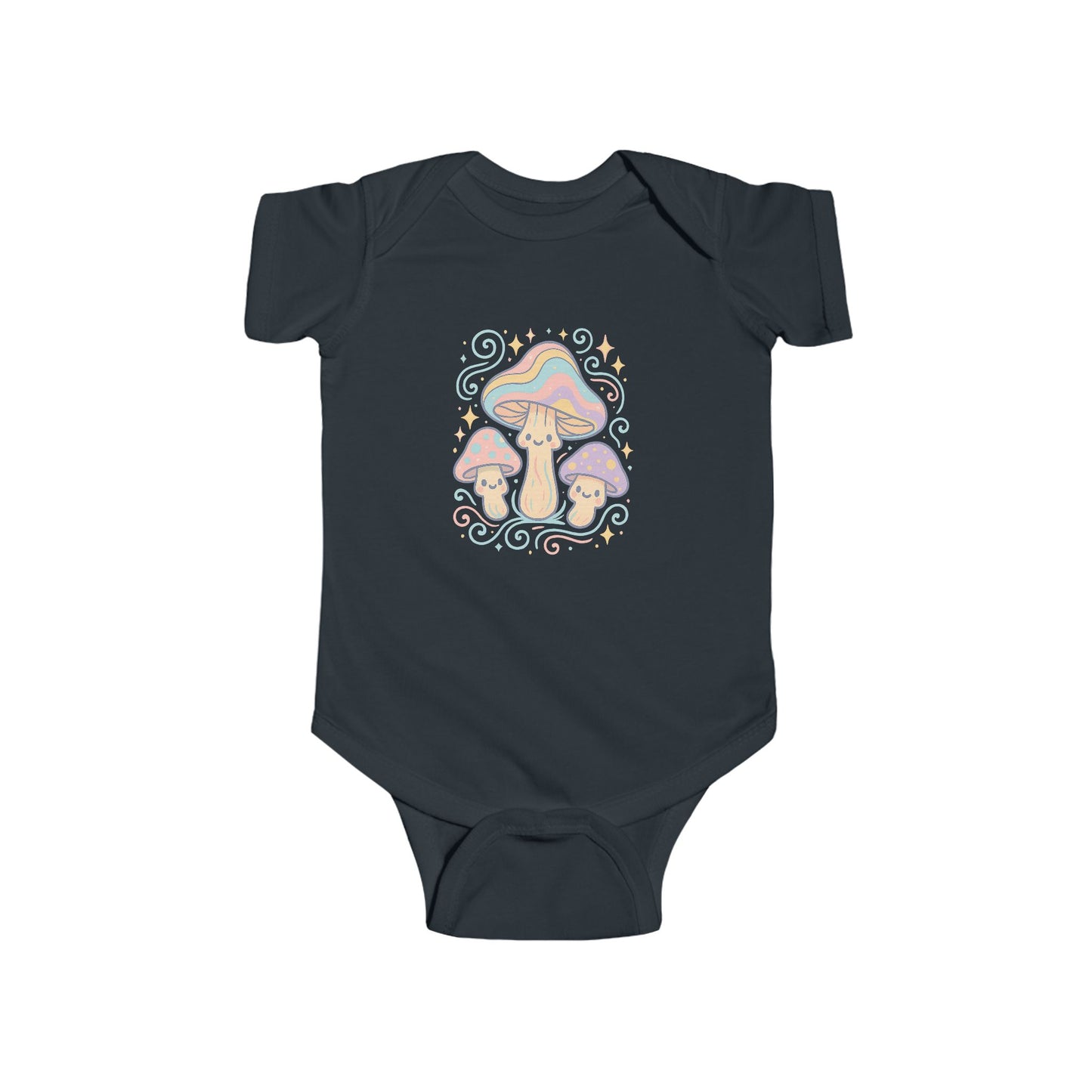 Pastel Mushrooms Infant Bodysuit