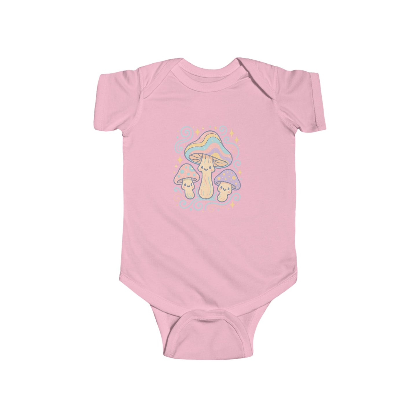 Pastel Mushrooms Infant Bodysuit