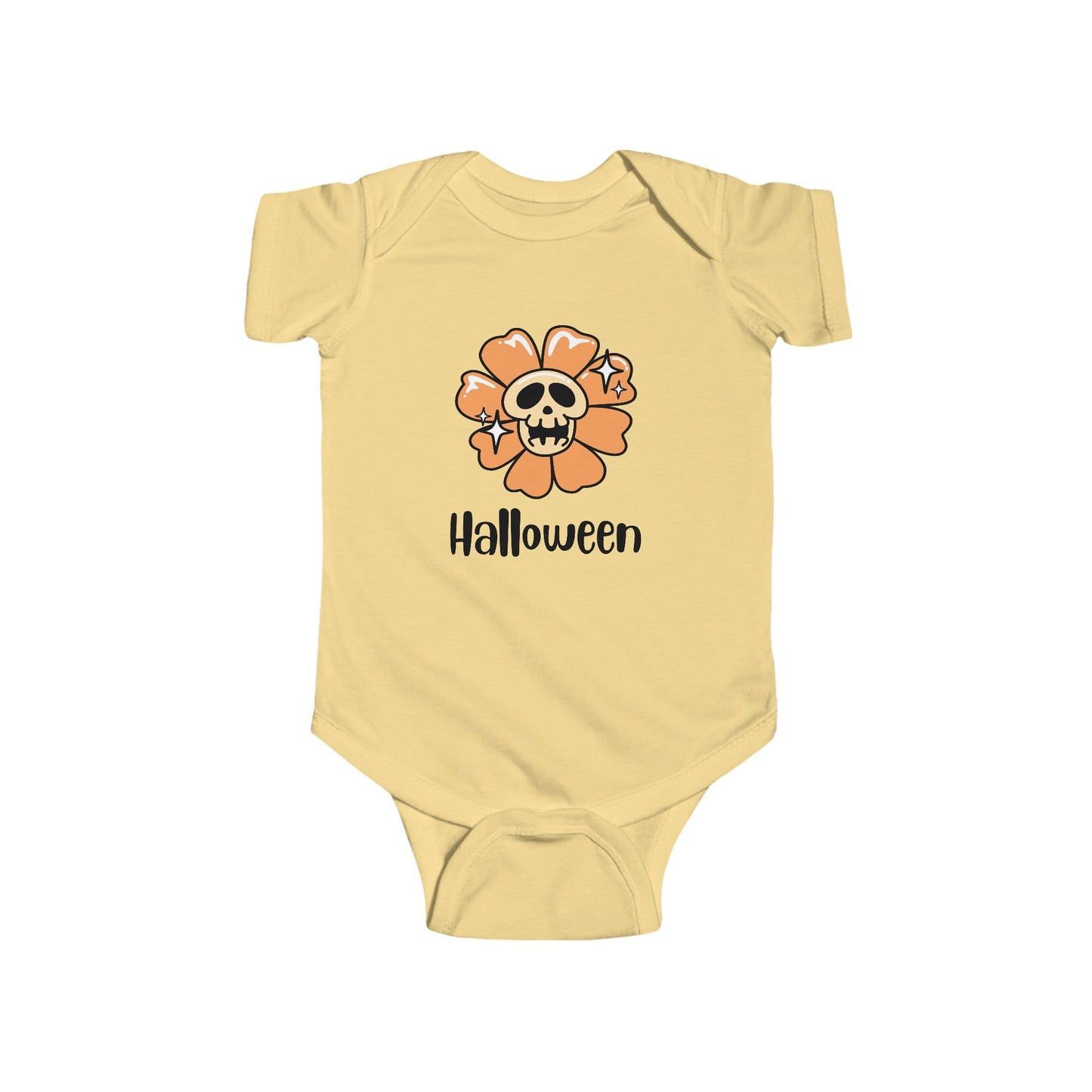 Flower Skull Halloween Infant Bodysuit