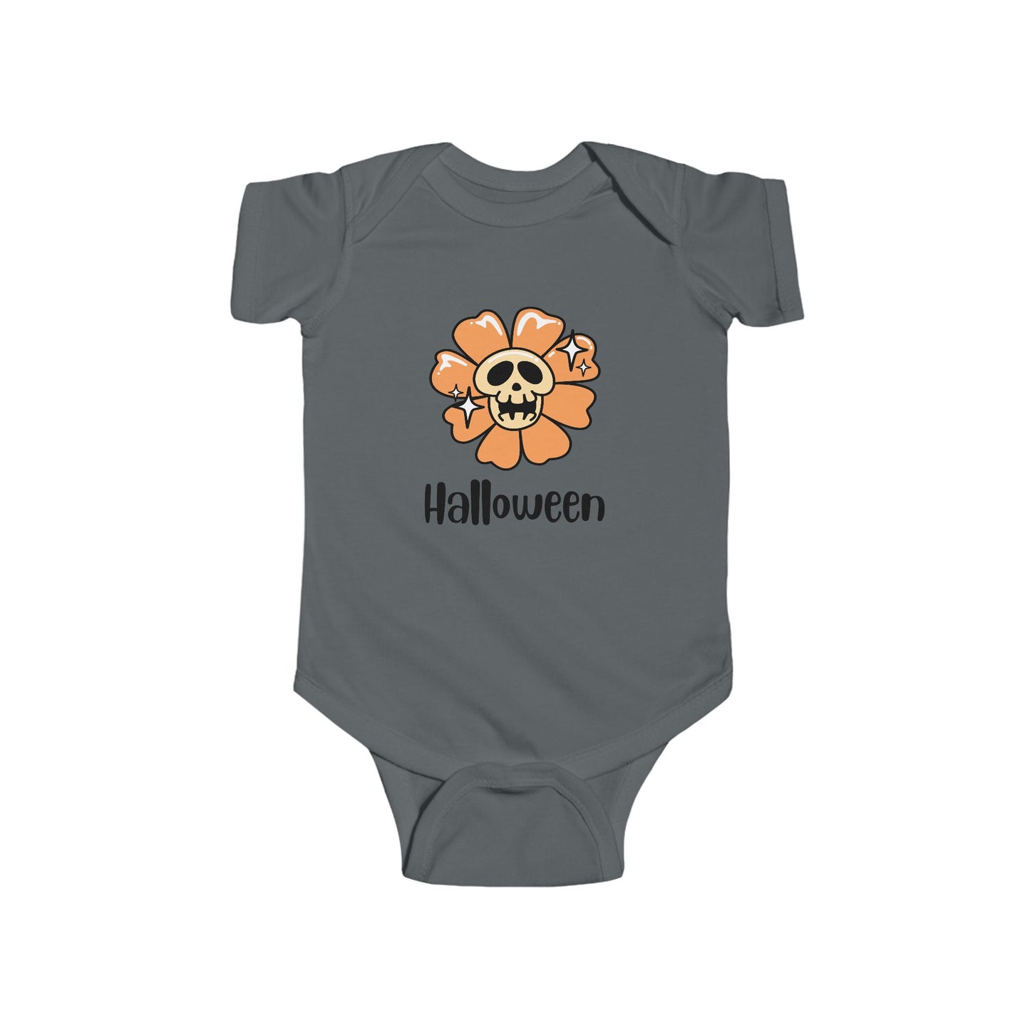Flower Skull Halloween Infant Bodysuit