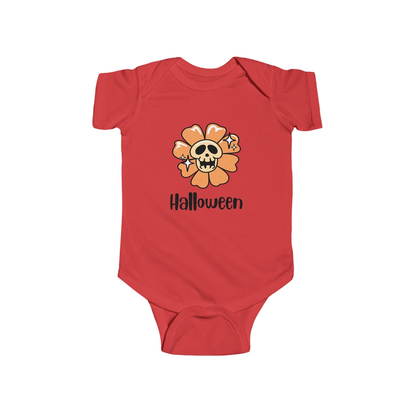 Flower Skull Halloween Infant Bodysuit