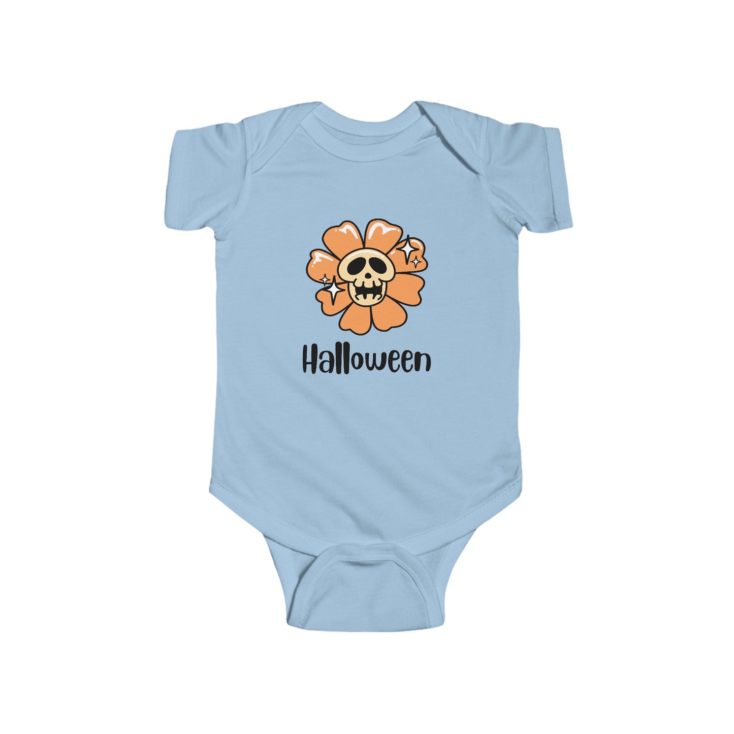 Flower Skull Halloween Infant Bodysuit