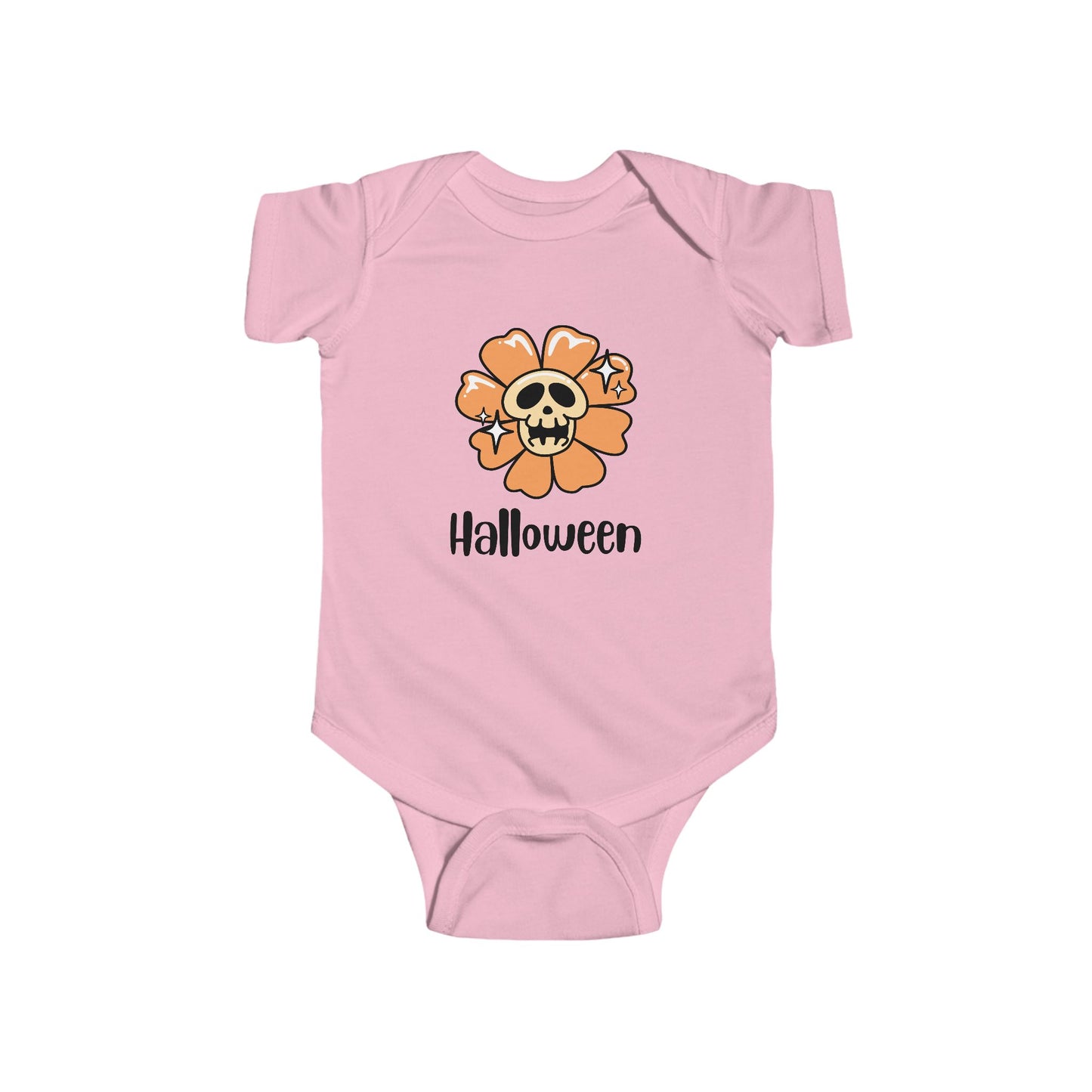 Flower Skull Halloween Infant Bodysuit
