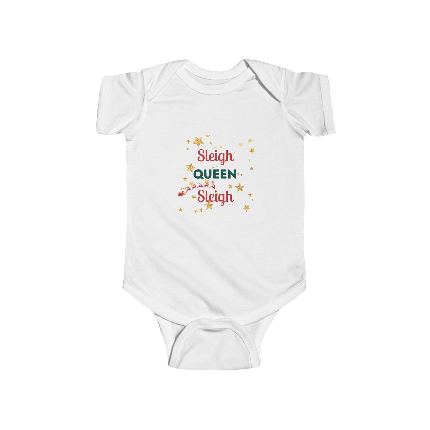 Sleigh Queen Baby Bodysuit