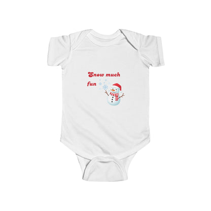 Snow Much Fun Baby Bodysuit