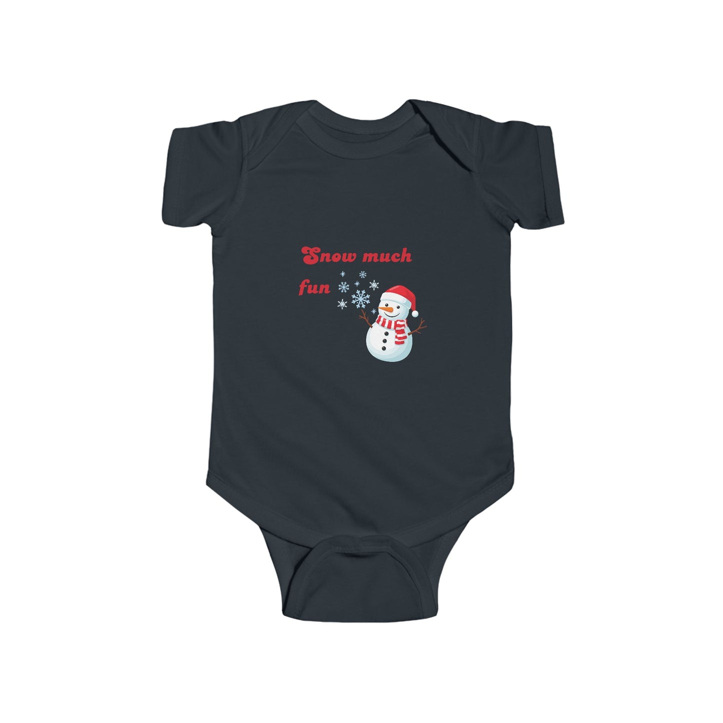Snow Much Fun Baby Bodysuit