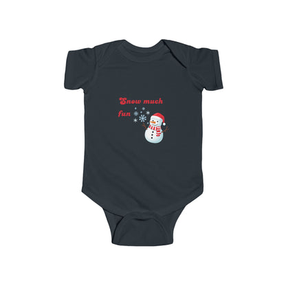 Snow Much Fun Baby Bodysuit