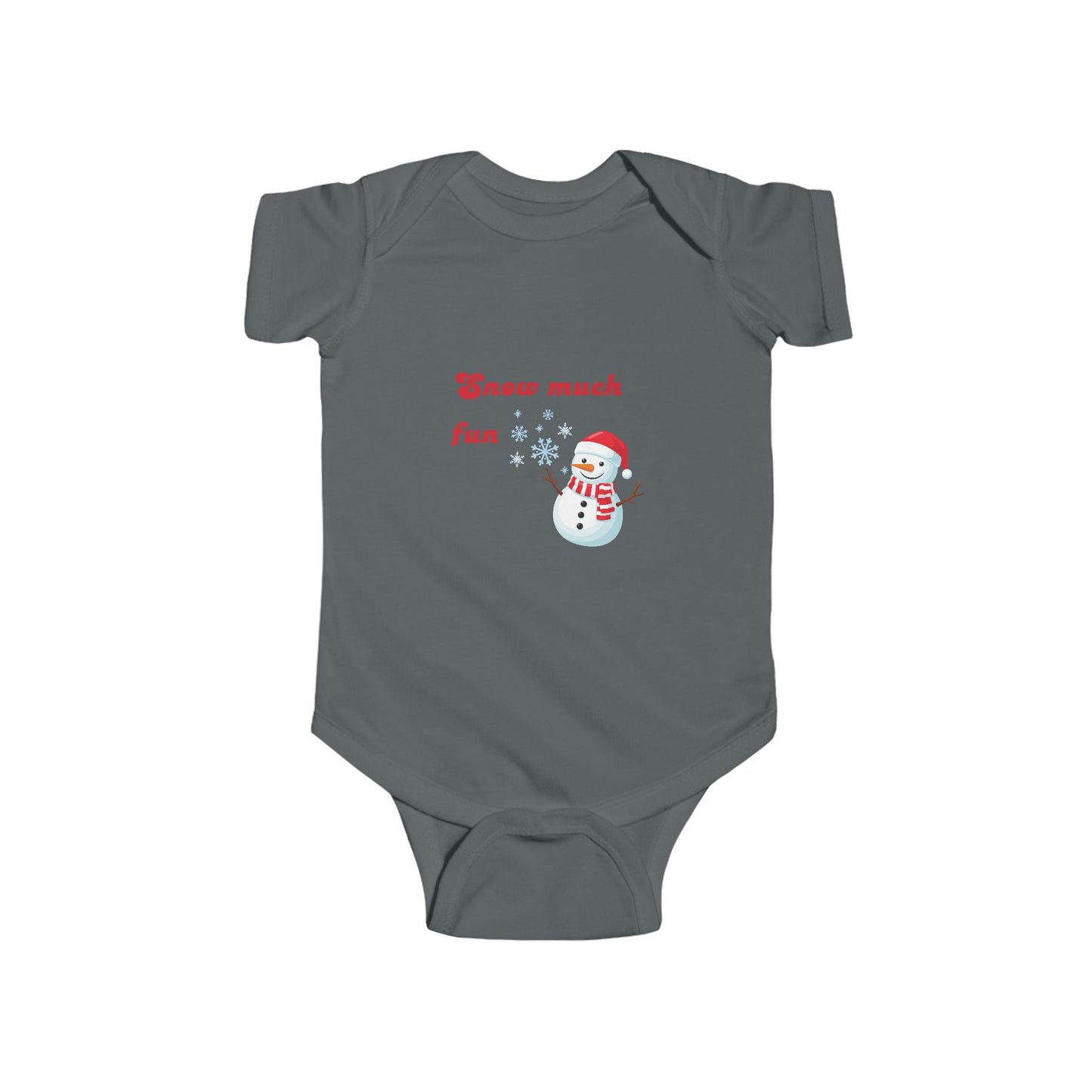 Snow Much Fun Baby Bodysuit