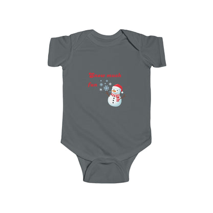 Snow Much Fun Baby Bodysuit