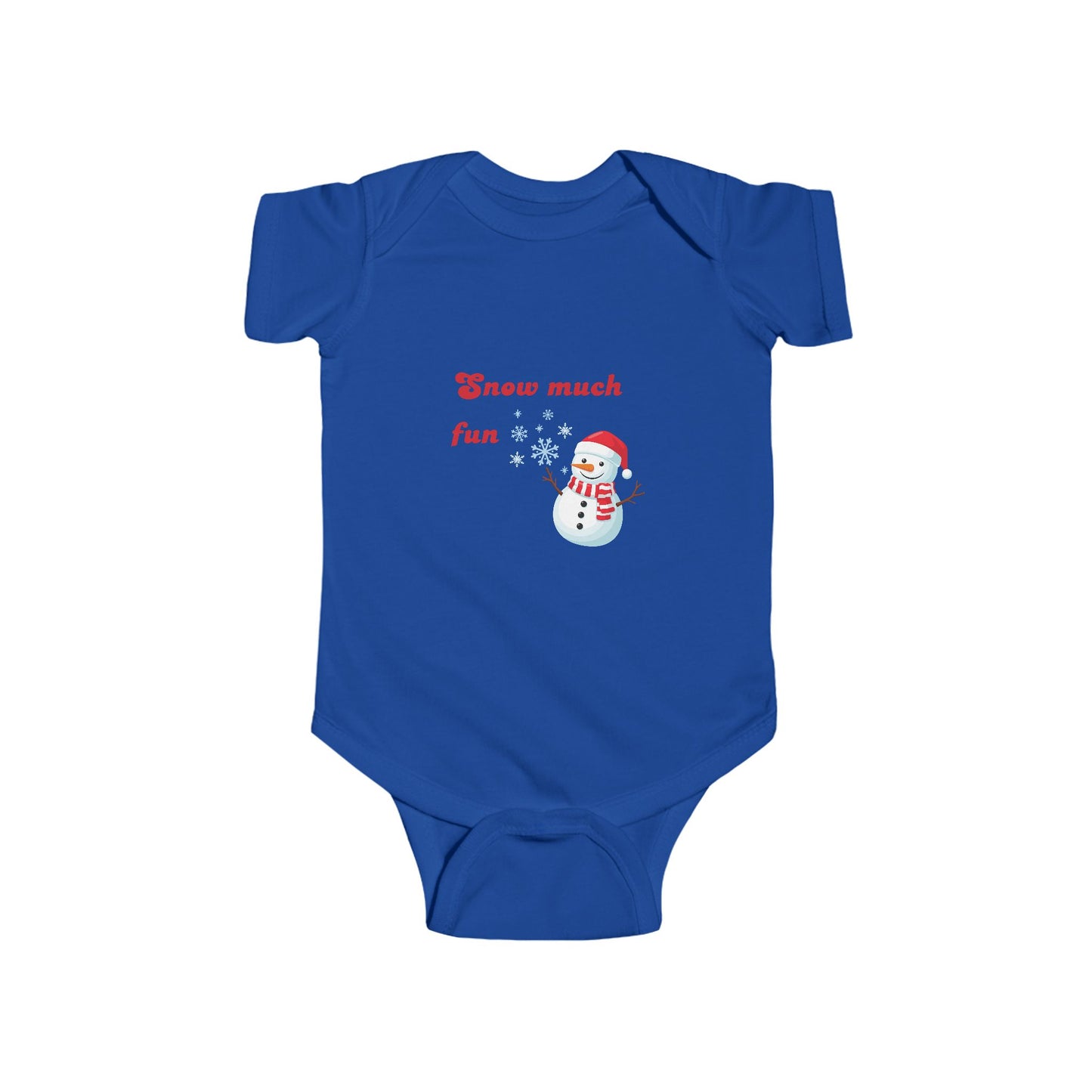 Snow Much Fun Baby Bodysuit