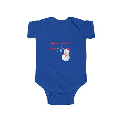 Snow Much Fun Baby Bodysuit