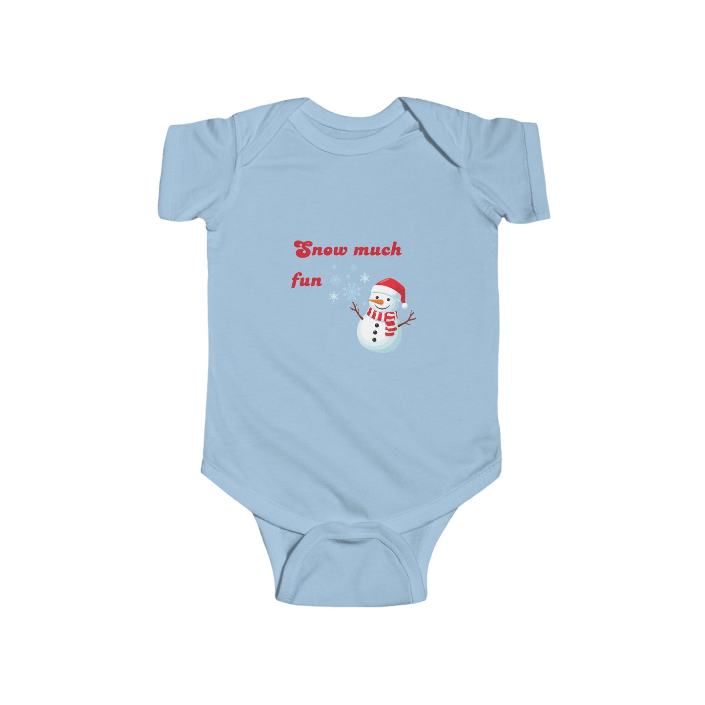 Snow Much Fun Baby Bodysuit
