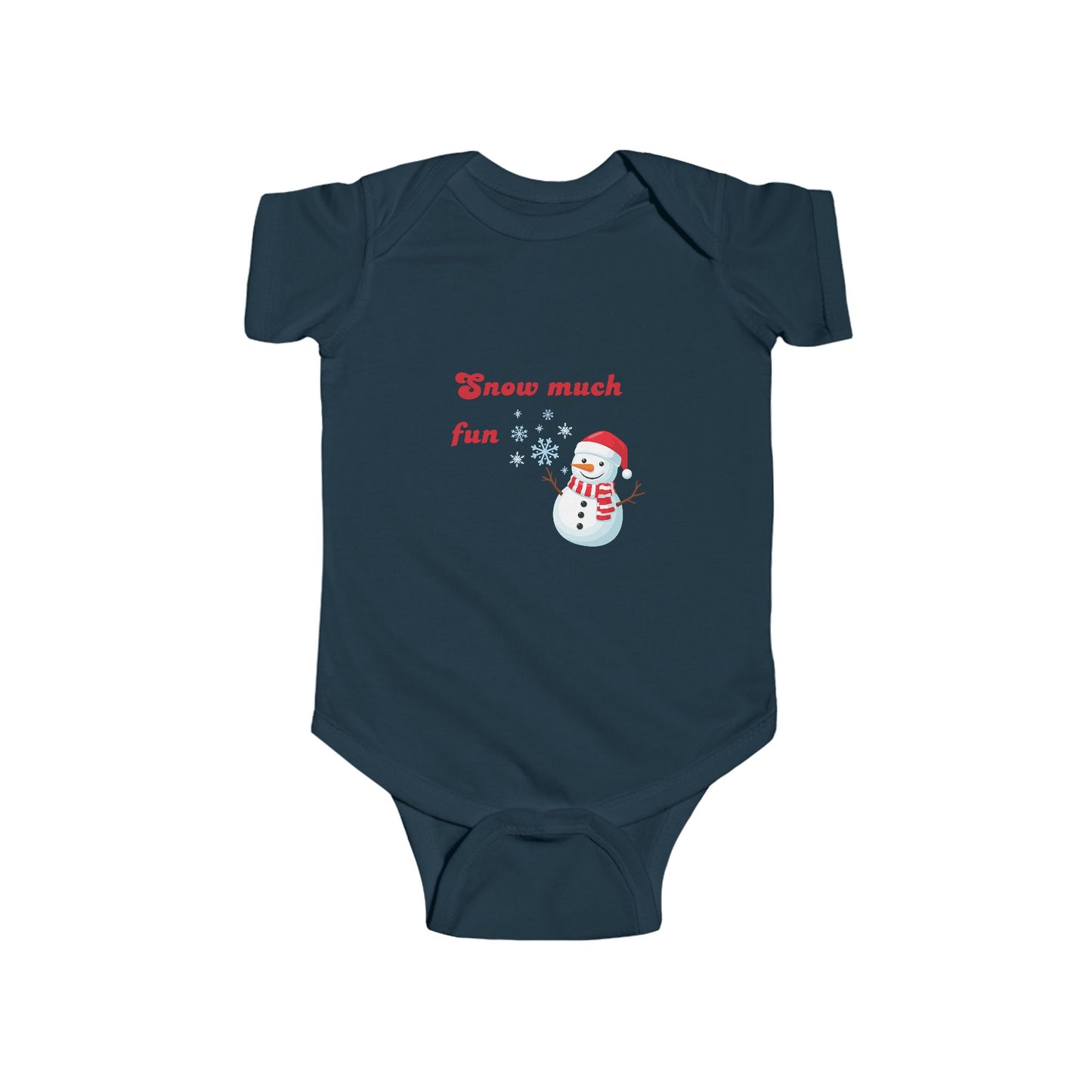 Snow Much Fun Baby Bodysuit
