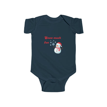 Snow Much Fun Baby Bodysuit