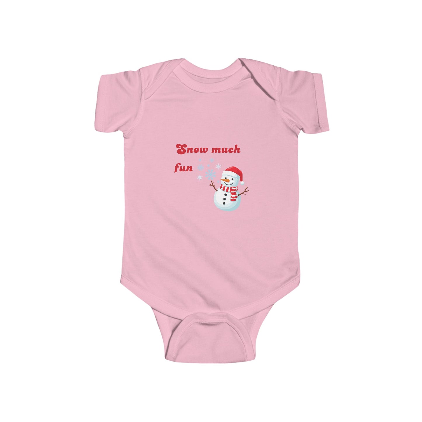 Snow Much Fun Baby Bodysuit
