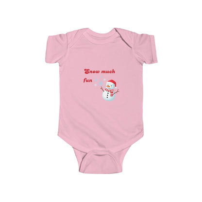 Snow Much Fun Baby Bodysuit