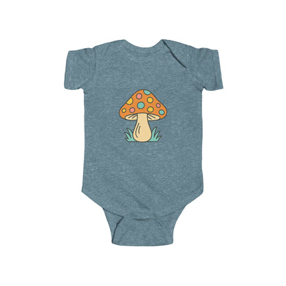 Orange Mushroom Infant Bodysuit