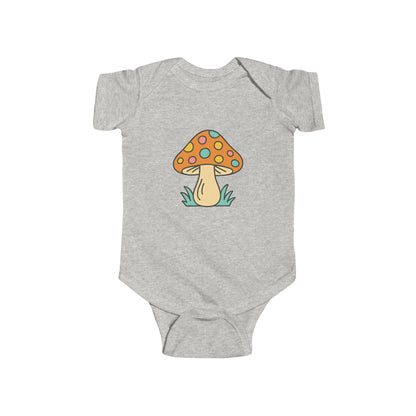 Orange Mushroom Infant Bodysuit